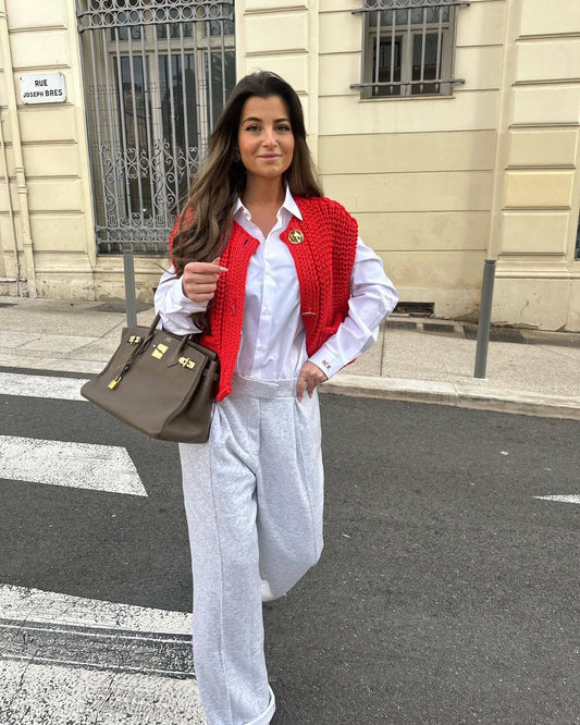 Saar - Elegante cárdigan de punto para mujer