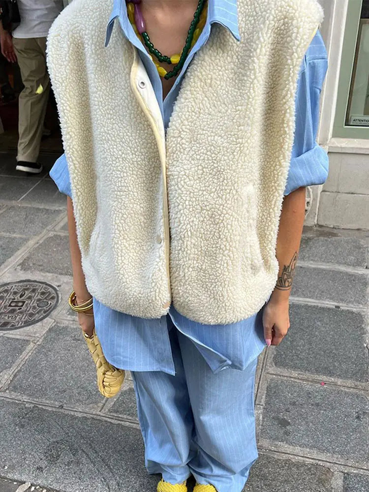 Frida - Chaleco de lana para mujer